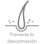Previene descamación